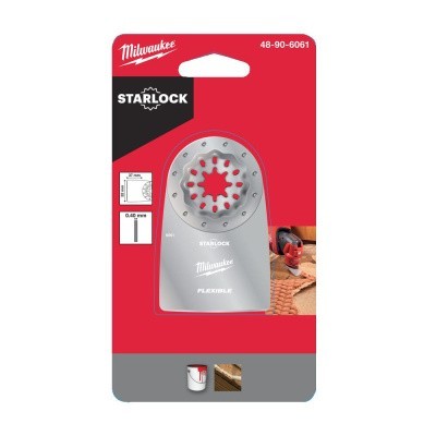 Скребок гибкий для удаления силикона, акрила, клея и старой краски (37х52 мм) Milwaukee 48906061