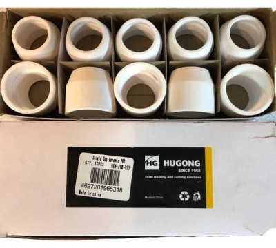 Колпачек защитный керамический SL для горелки плазменной резки P-80 Hugong