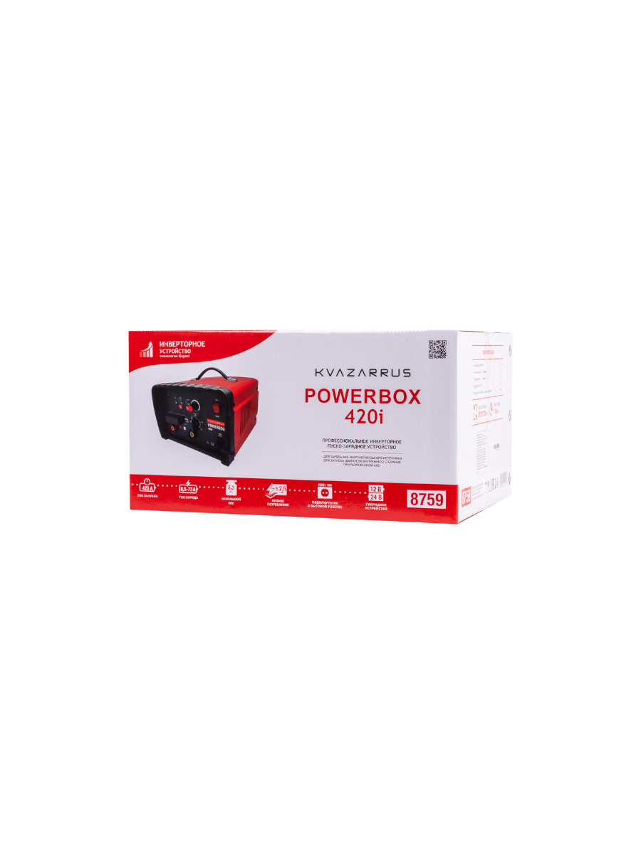 Фото Инверторное пуско-зарядное устройство FoxWeld Kvazarrus PowerBox 420i 8759 на сайте «От и До.ру» Фото Инверторное пуско-зарядное устройство FoxWeld Kvazarrus PowerBox 420i 8759