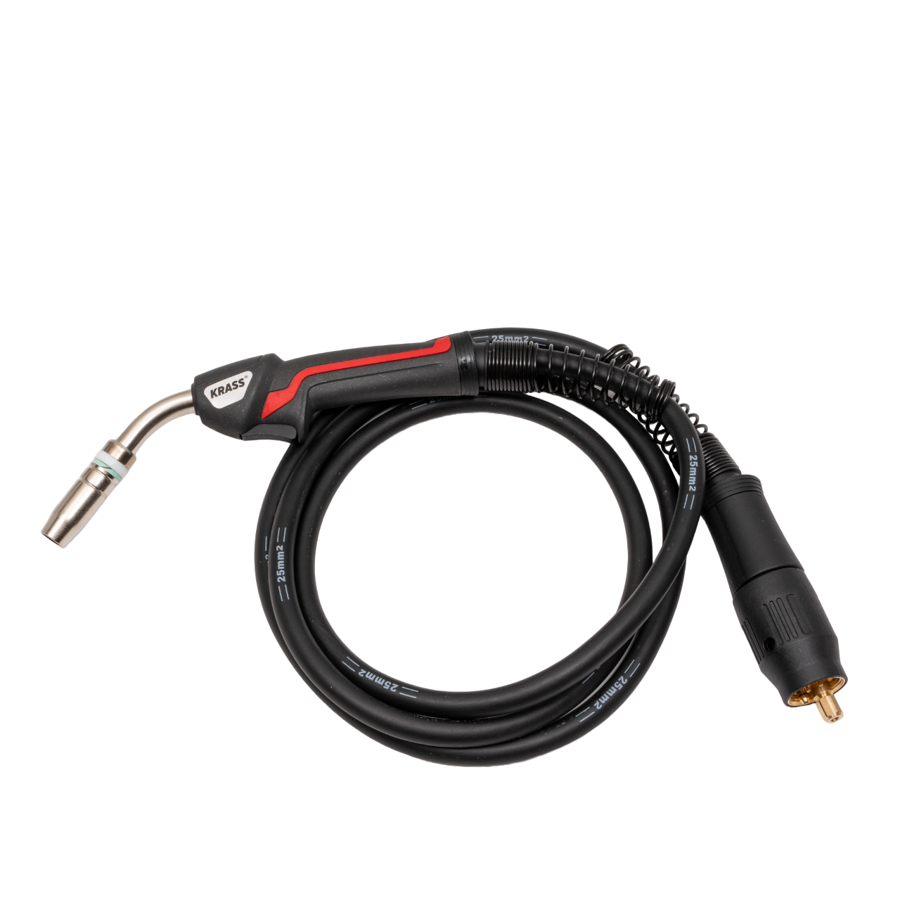 Фото Горелка сварочная MIG 25AK, 3 м, 230 А СО2 (ПН 60%) KRASS от015000227