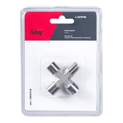 Переходник Fubag 1/4 дюйма FFFM, блистер 1 шт