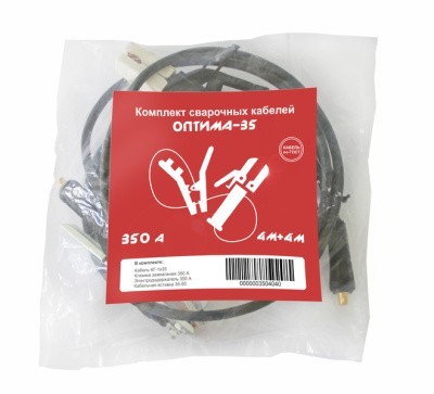 Комплект сварочных кабелей Оберон-35, 350 А, 4+4 м, тип разъема 35-50