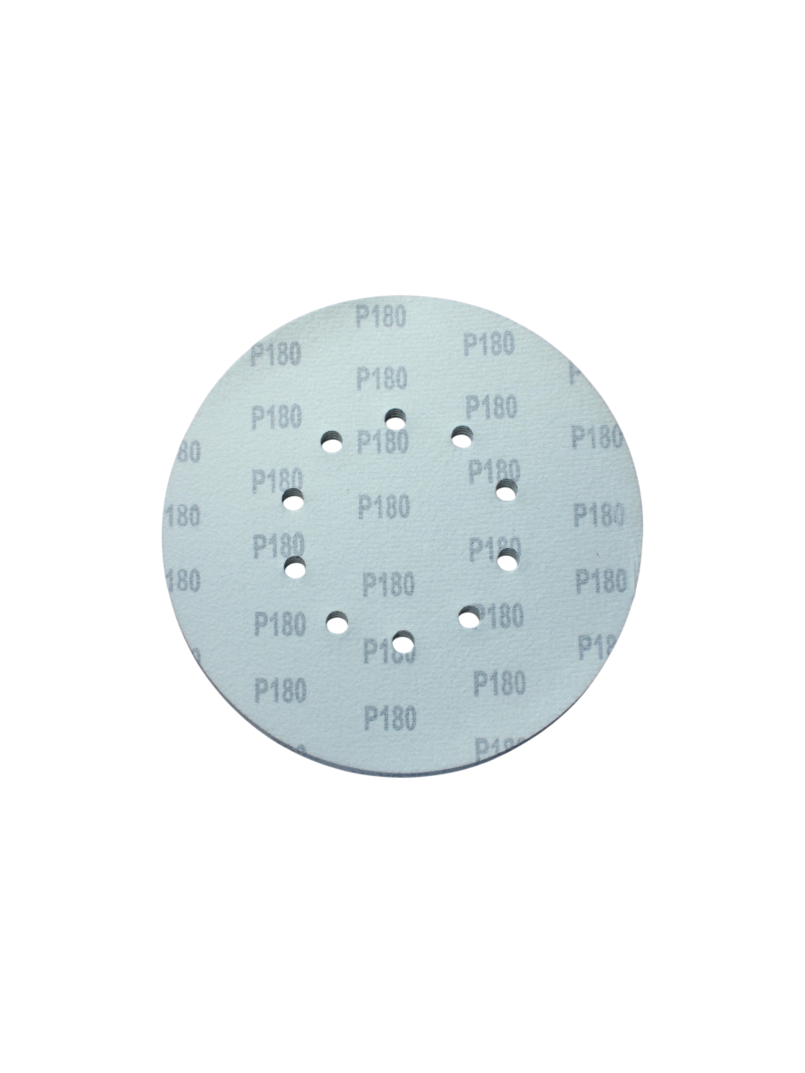 Фото Круги шлифовальные Кратон Ø225мм P180, 10 отверстий, набор 5шт от002004067