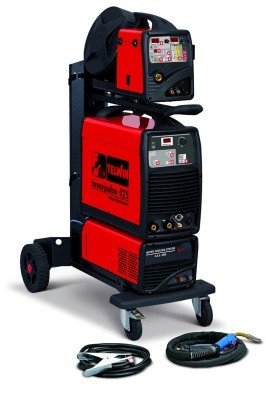 Сварочный полуавтомат Telwin INVERPULSE 425 MIG/TIG/MMA 400V AQUA