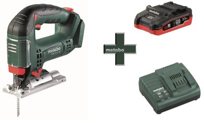 Аккумуляторный лобзик Metabo STAB 18 LTX 100 с аккумуляторным блоком 3.5 Ач
