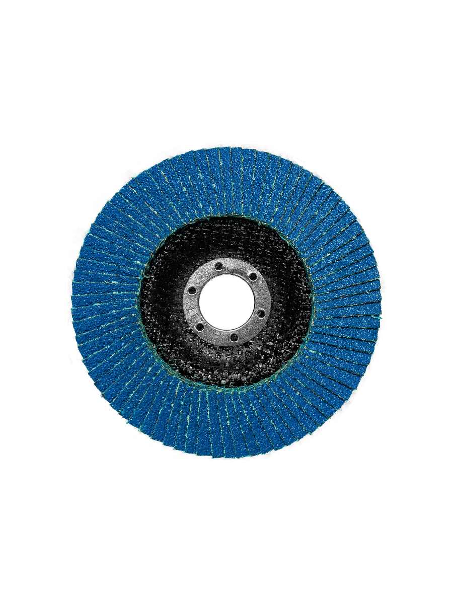 Фото Круг лепестковый торцевой 125х22.23mm Р40 KRUGO Циркониевый KBYL12540Z