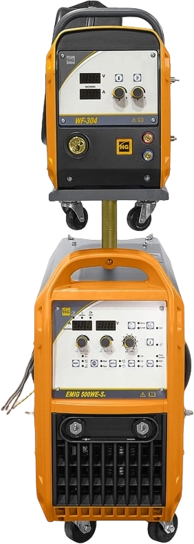 Фото Полуавтомат сварочный HUGONG EMIG 500WE-S III (цифровой подающий) (без горелки и кабель-пакета) от011000221