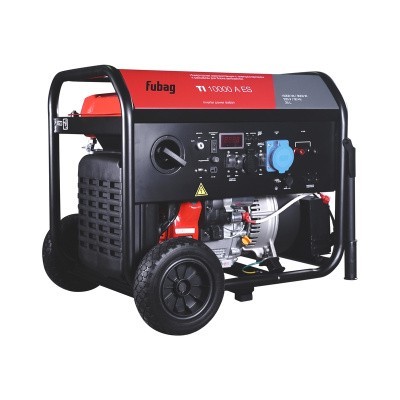 Инверторный цифровой генератор Fubag с электростартером и коннектором автоматики TI 10000 A ES
