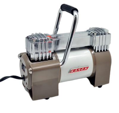 Автомобильный портативный компрессор двухцилиндровый КАЧОК К90X2C