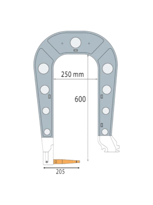 Плечо RedHotDot С9 в изоляции