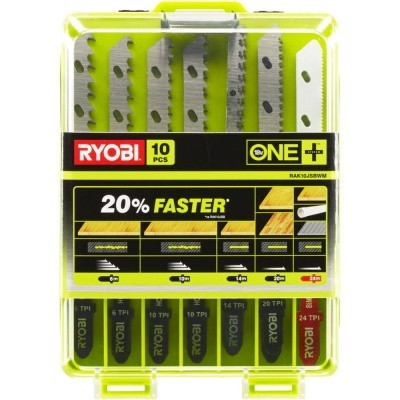 Ryobi Набор пилочек для лобзика 10шт 5132002811