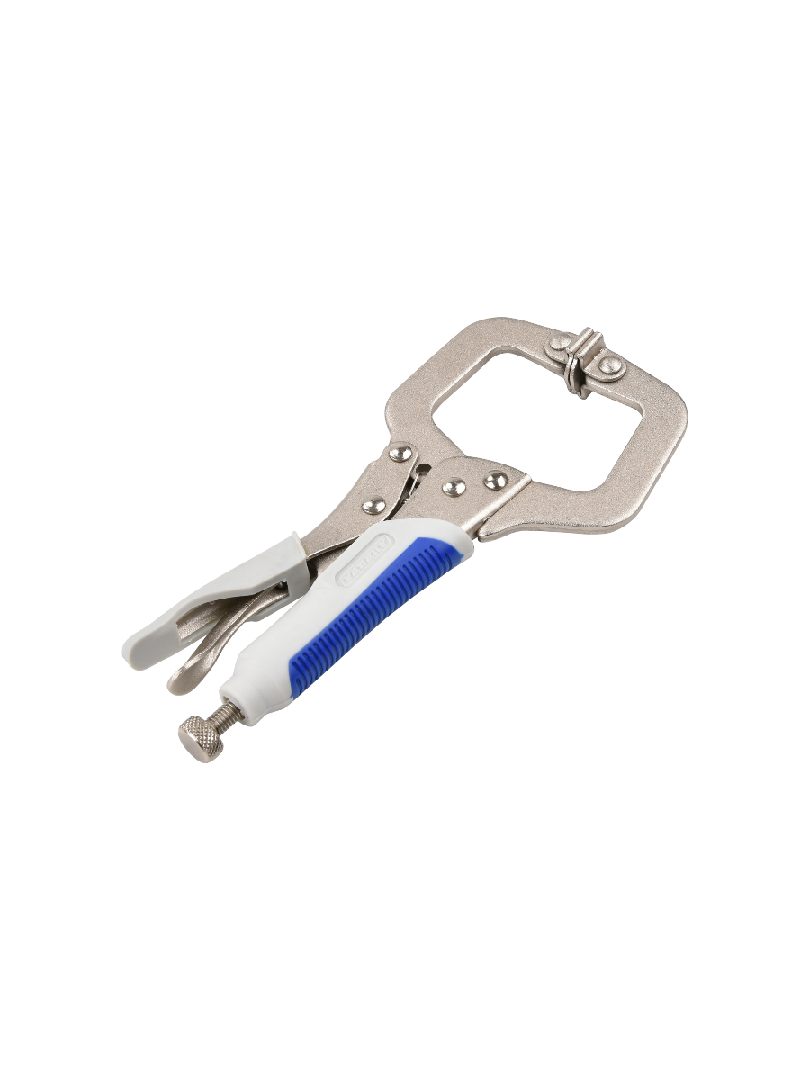 Фото Ручной зажим Aurora с С-образными губками и фиксатором 175 мм от001001423