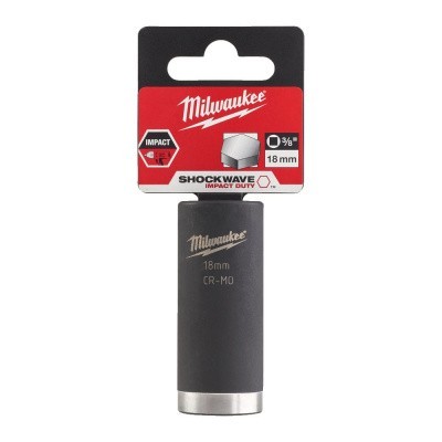 Головка ударная удлиненная ShW (18 мм; 3/8") Milwaukee 4932478030