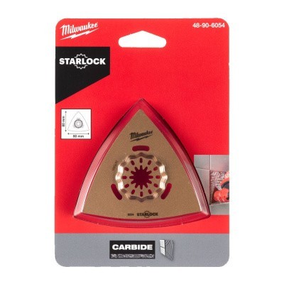 Насадка шлифовальная с напылением из твердосплава (80х80 мм) Milwaukee 48906054