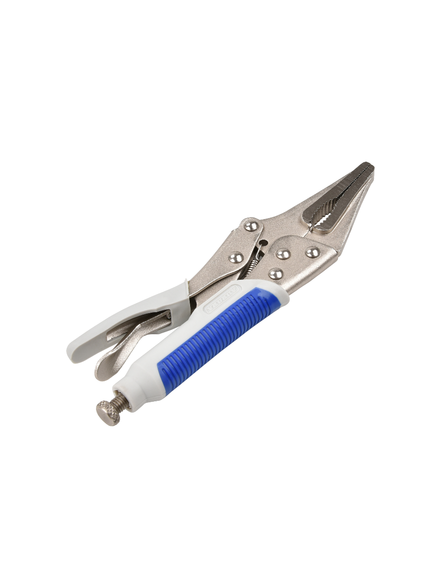 Фото Ручной зажим Aurora с прямыми губками и фиксатором 220 мм от001001422