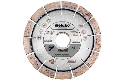 Смотреть алмазный отрезной диск metabo gp для гранита 125x22,23 мм на сайте «От и До.ру» Алмазный отрезной диск Metabo GP для гранита 125x22,23 мм