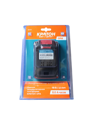 Аккумулятор КРАТОН BA1880-OFA 8,0Ач