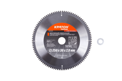 Диск пильный универсальный Кратон PROFESSIONAL Ø250х32/30х2,8 мм, 100Т