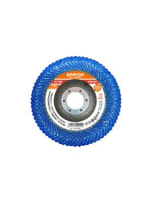 Круг лепестковый шлифовальный Кратон Ø125 мм ZK Р60 Т27 Plus