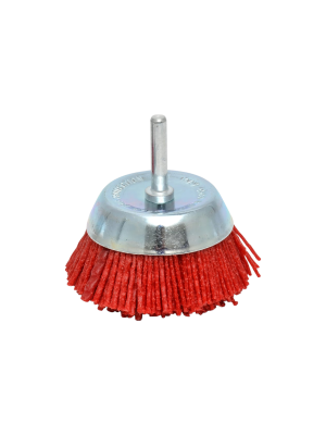 Щетка чашечная для дрели (нейлон с абразивом) Кратон O75 мм