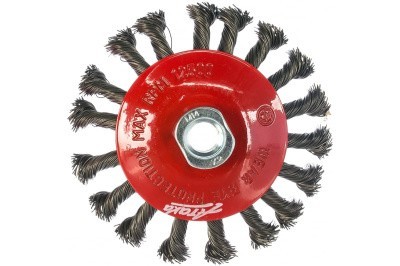 Щетка вогнутая витая (115 мм; M14) №026 1211514135 АТАКА 22219