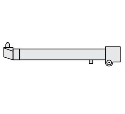 Нижнее плечо Fubag 40х700 мм наклонное c уменьшнным электрододержателем для серии RS