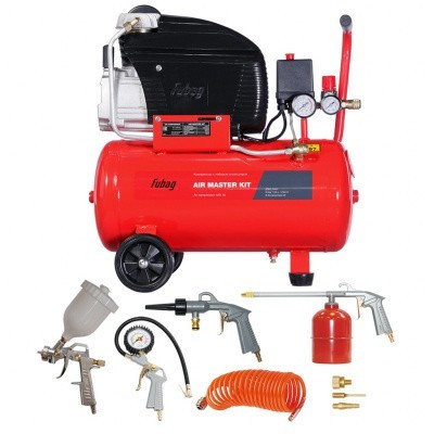 Смотреть компрессор fubag air master kit + 6 предметов на сайте «От и До.ру» Компрессор Fubag AIR MASTER KIT + 6 предметов