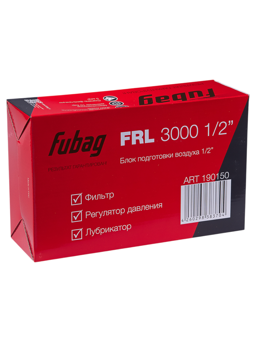 Фото Блок подготовки воздуха Fubag FRL 3000 1/2" (8641997 - аналог 190150) от004002593