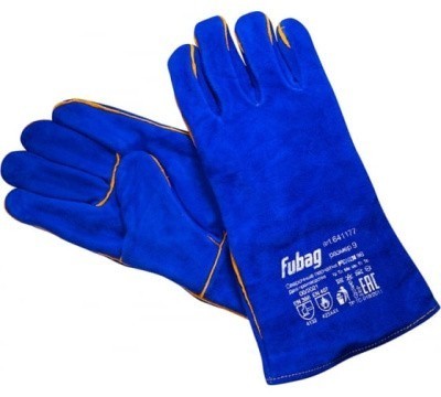 Сварочные краги Fubag FWGN 9B на подкладке, синие