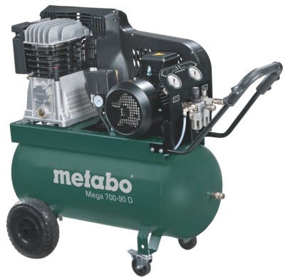 Ременной двухступенчатый компрессор Metabo MEGA 700-90 D