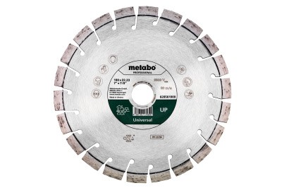 Алмазный отрезной диск Metabo UP универсальный 180x22,23 мм