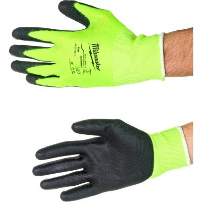 Сигнальные перчатки Milwaukee с уровнем сопротивления порезам 1, размер M/8 4932479917