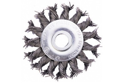 Щетка круглая витая (125 мм) для УШМ №125 АТАКА 2067420