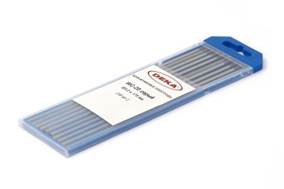 Вольфрамовый электрод DEKA WC-20 3.2x175 мм 10 шт