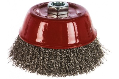 Щетка чашеобразная, гофрированная проволока (125 мм; M14) для УШМ №153 АТАКА 34723