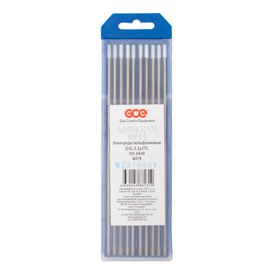 Электрод KRASS Wzr8 Белый, 3,2х175 мм, легирующие элементы: 0,7-0,9 % ZrO2 (оксид циркония) (набор 10 шт)