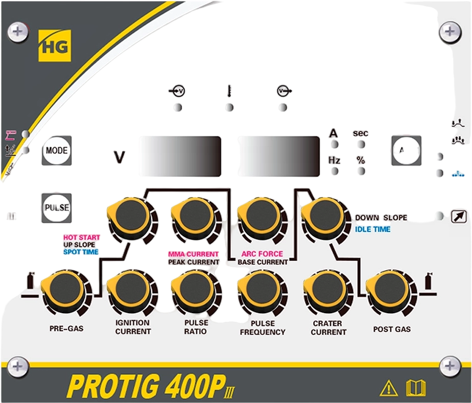 Фото Аппарат арганнодуговой сварки НАКС HUGONG PROTIG 400P III от011000262