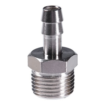 Переходник Fubag 1/2 дюйма М на елочку 10мм с обжимным кольцом 15Х18мм