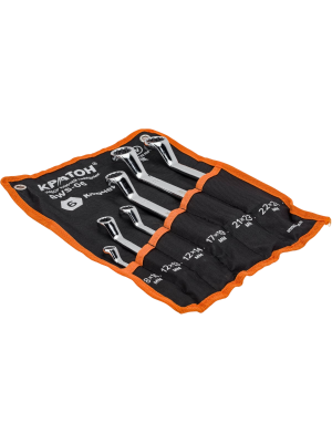 Набор ключей накидных Кратон BWS-06 6 пр.