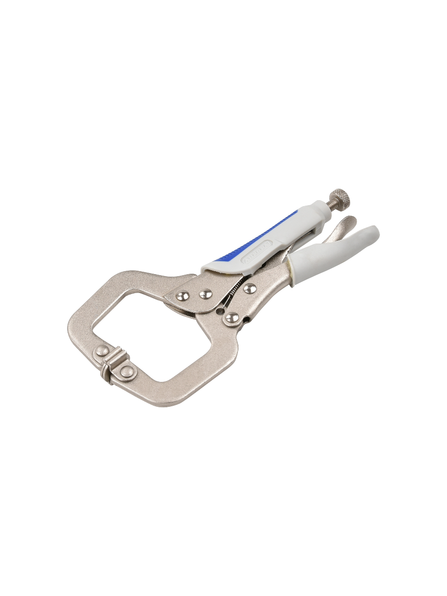 Фото Ручной зажим Aurora с С-образными губками и фиксатором 175 мм от001001423