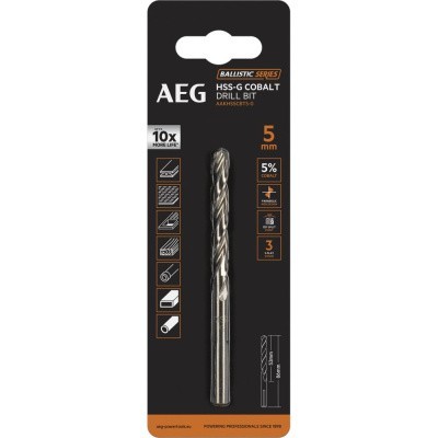 Сверло HSS-Co (5х52х86 мм) AEG AAKHSSCBT5-0 4932479332