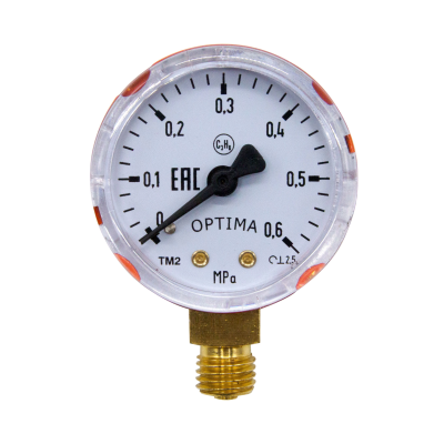 Манометр Оберон пропановый 0,6 мПа