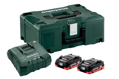 Комплект Metabo Basic-Set 2 аккумулятора + зарядное устройство ASC Ultra 2x4 Ач