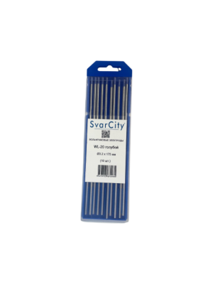 Вольфрамовые электроды SvarCity WL-20 голубой Ø 3,2 мм 10 шт