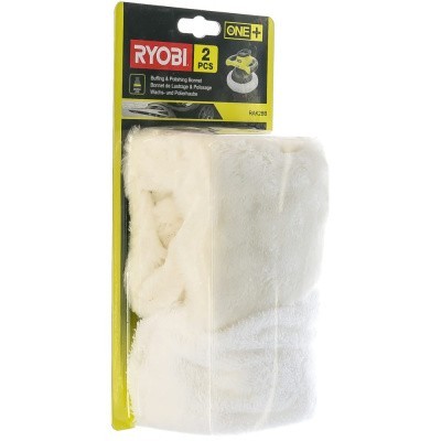 Ryobi Набор полировальных насадок для R18B-0 RAK2BB без аккумулятора в комплекте 5132002786