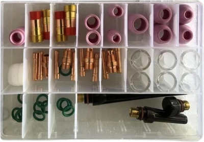 Комплект принадлежностей HUGONG для TIG горелки WP49 (49 предметов)