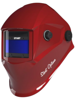 Сварочная маска START OPTIMA АСФ 615 (Красный глянец, Индивидуальная коробка)