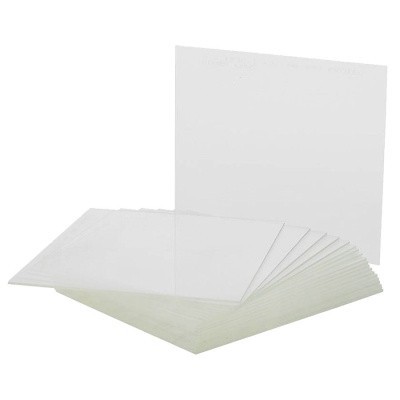 Пластина защитная поликарбонат 110х90х1 мм KRASS