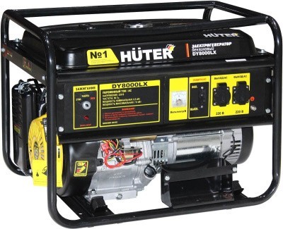 Бензиновый генератор Huter DY8000LX