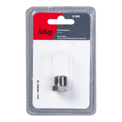 Переходник Fubag 3/8 дюйма M заглушка, блистер 1 шт